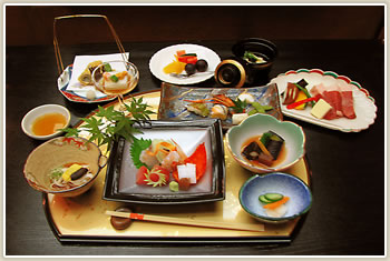 自慢の会席料理